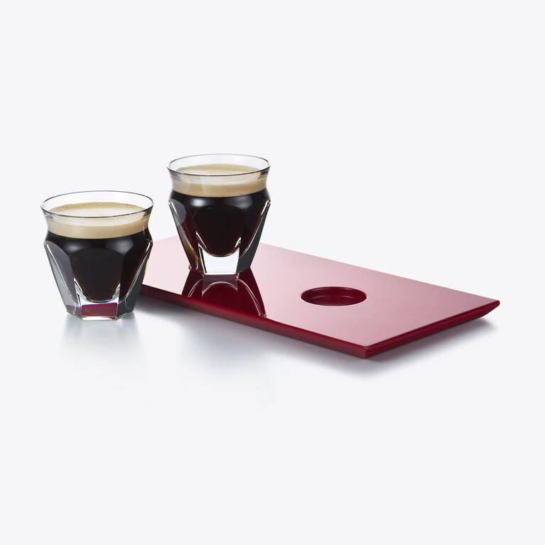 Harcourt Caf&eacute; Baccarat Baccarat, Kaffeebecher aus Klarem Kristall Siehe 1