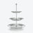Mille Nuits Small Pastry Stand Baccarat in Crystal Clear