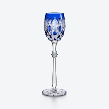 Tsar Wine Glass Baccarat, Wine glass in Crystal Blue