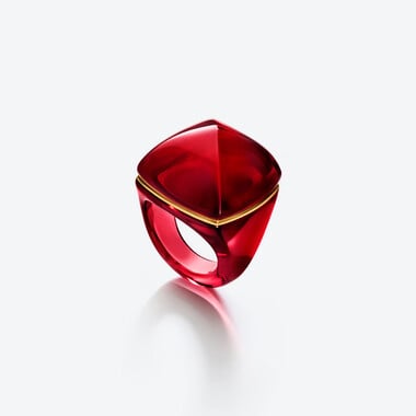 Médicis Pop Ring Baccarat in Crystal Red
