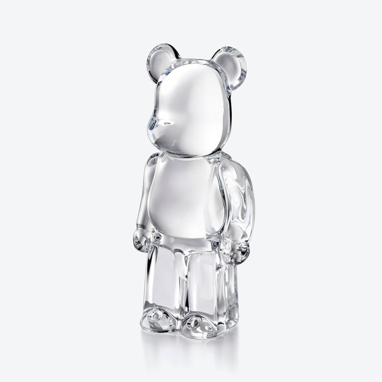 Figurine Be@rbrick Baccarat en Cristal Clair