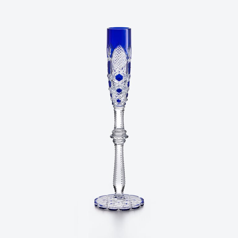 كأس تسار للفودكا أزرق Baccarat