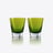 Mosa&iuml;que Tumblers Baccarat, Spirit glass in Crystal Green