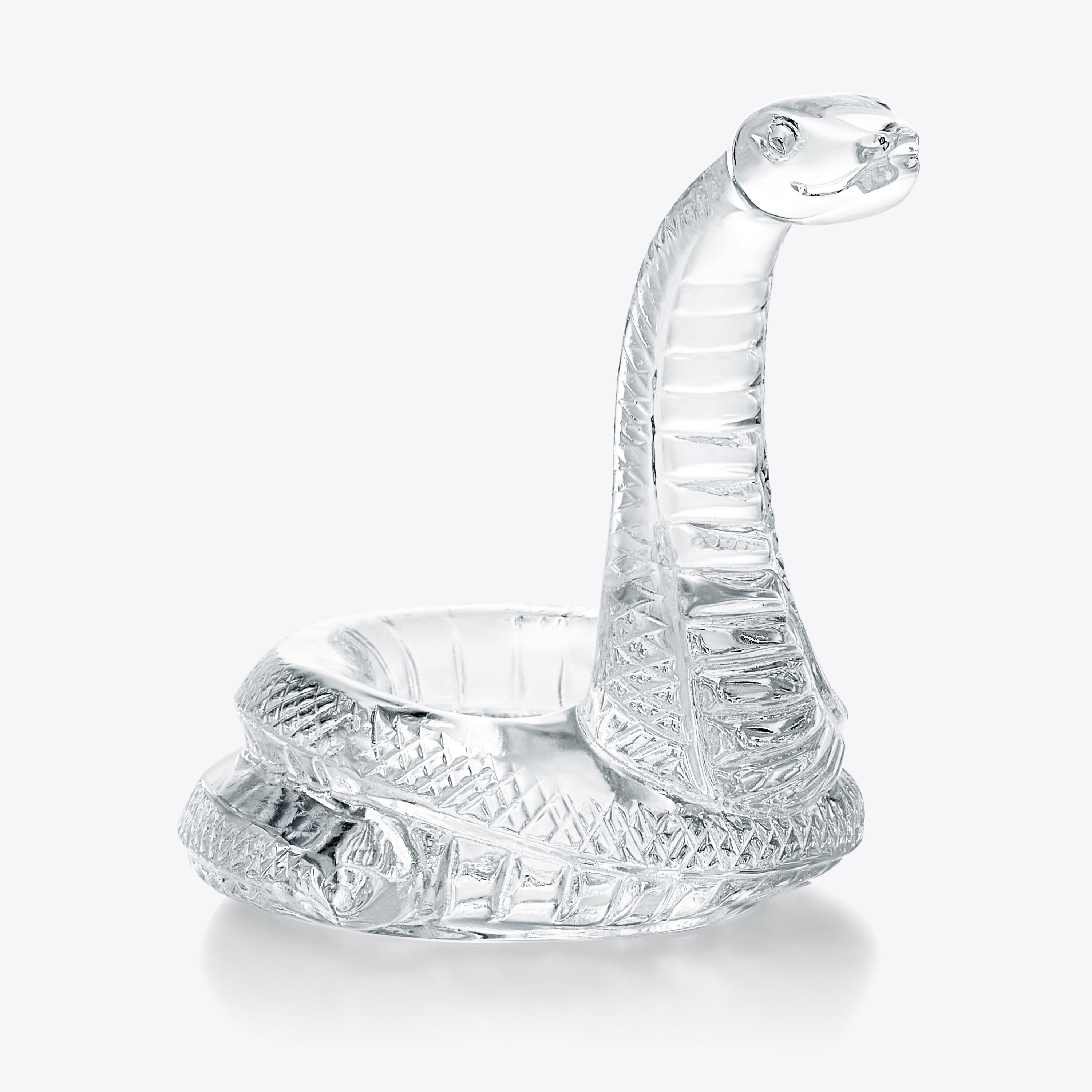 Baccarat クリスタル 蛇の置物 専用ボックス付き バカラ Baccarat 干支 蛇 ヘビ クリスタル フィギュリン 置物 箱付