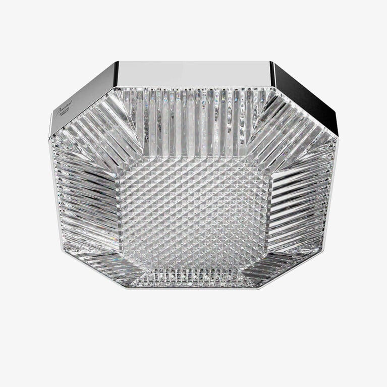 Octogone Ceiling Unit (1L) Baccarat in Clear Crystal View 1