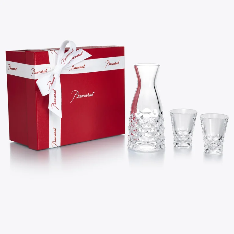 Swing Sake Carafe & Glasses Set Baccarat in Crystal Clear View 2