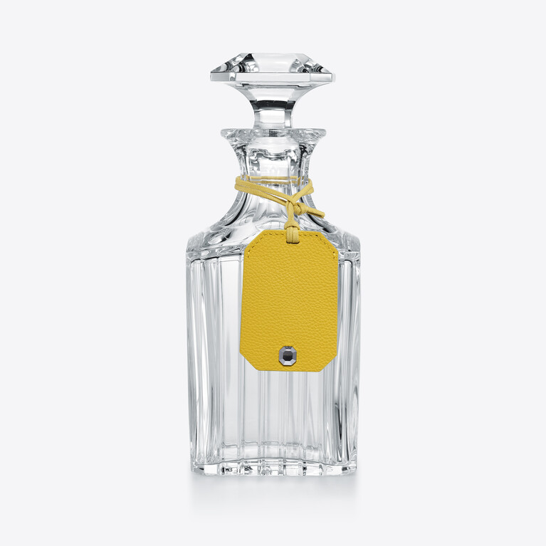 Etiqueta Octogone Baccarat en Cuero Yellow Ver 3