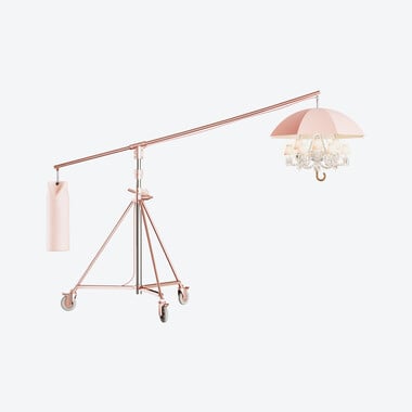 Marie-Coquine Blushing Floor Lamp (12L)  Baccarat