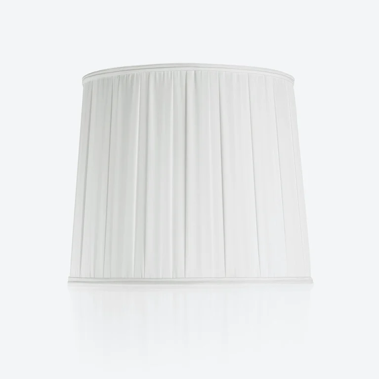 Krysta Lampshade Baccarat in Taffeta White View 1
