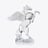 Olympus Pegasus Horse Sculpture Baccarat in Crystal Clear