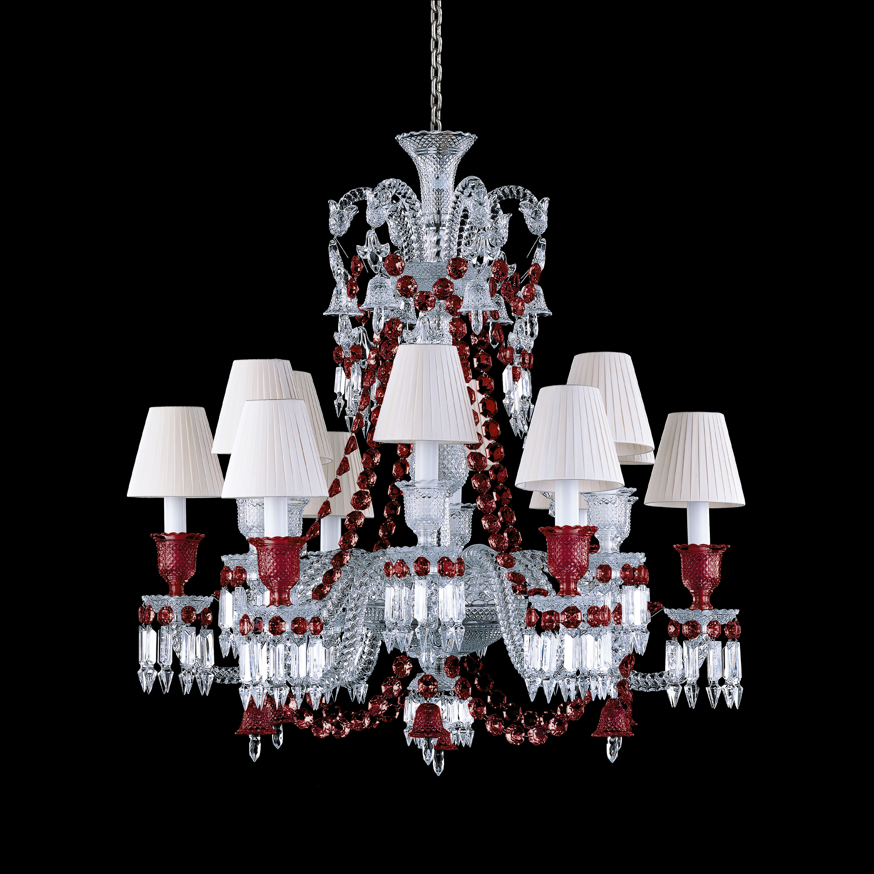 3 Baccarat クリスタル シャンデリアパーツ その他