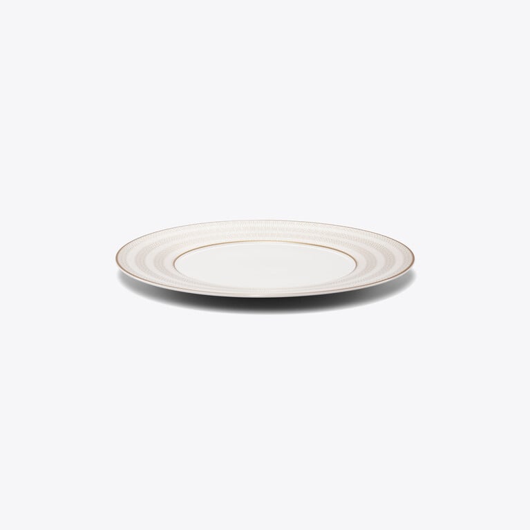 Arcadia Gold & Platinum Dinner Plates Baccarat in Porcelain Gold View 2