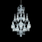 Lustre Solstice (18L) Baccarat en Cristal Clair