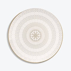 Select Arcadia Show Plate Baccarat in Porcelain Gold