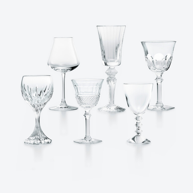 Coffret Verres Wine Therapy Baccarat, Verre à vin en Cristal Clair