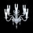 Mille Nuits Wall Unit Candleholders (5L) Baccarat in Crystal Clear