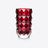 Vase Louxor Rond M Rouge Baccarat