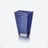 Eye Rectangular Vase S Baccarat in Crystal Blue