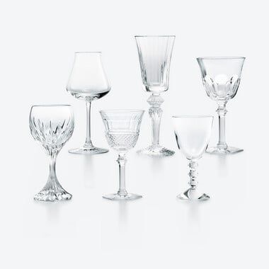 와인 테라피 세트(WINE THERAPY SET) Baccarat, 클리어 크리스탈로 만든 와인 글라스