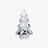 Noël Medium Louxor Fir Baccarat in Clear Crystal