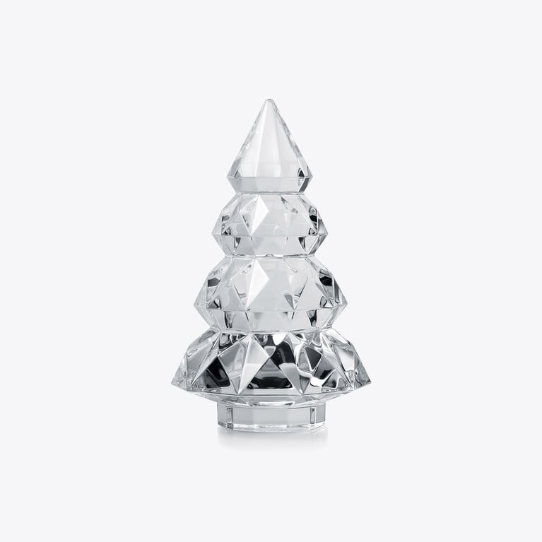Noël Medium Louxor Fir Baccarat in Clear Crystal