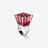 Bague Empereur l'Eclat de Talleyrand Argent Rouge