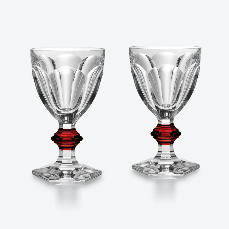 Harcourt 1841 Glasses Baccarat, Wine glass in Crystal Red View 1