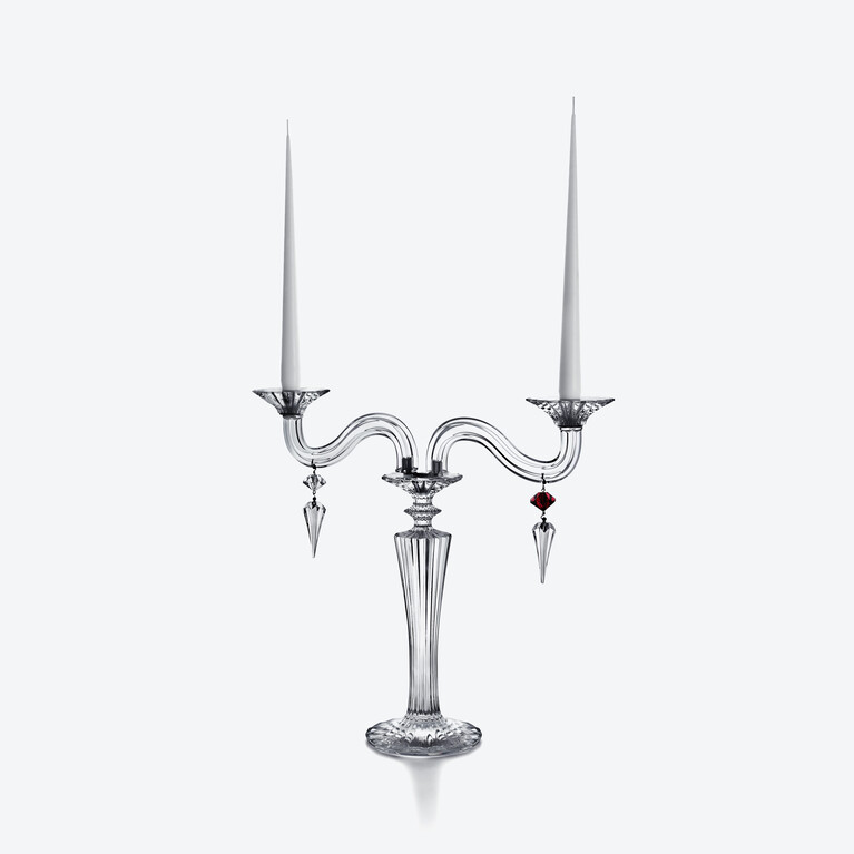 Mille Nuits Candelabra (2L) Baccarat in Crystal Clear View 1