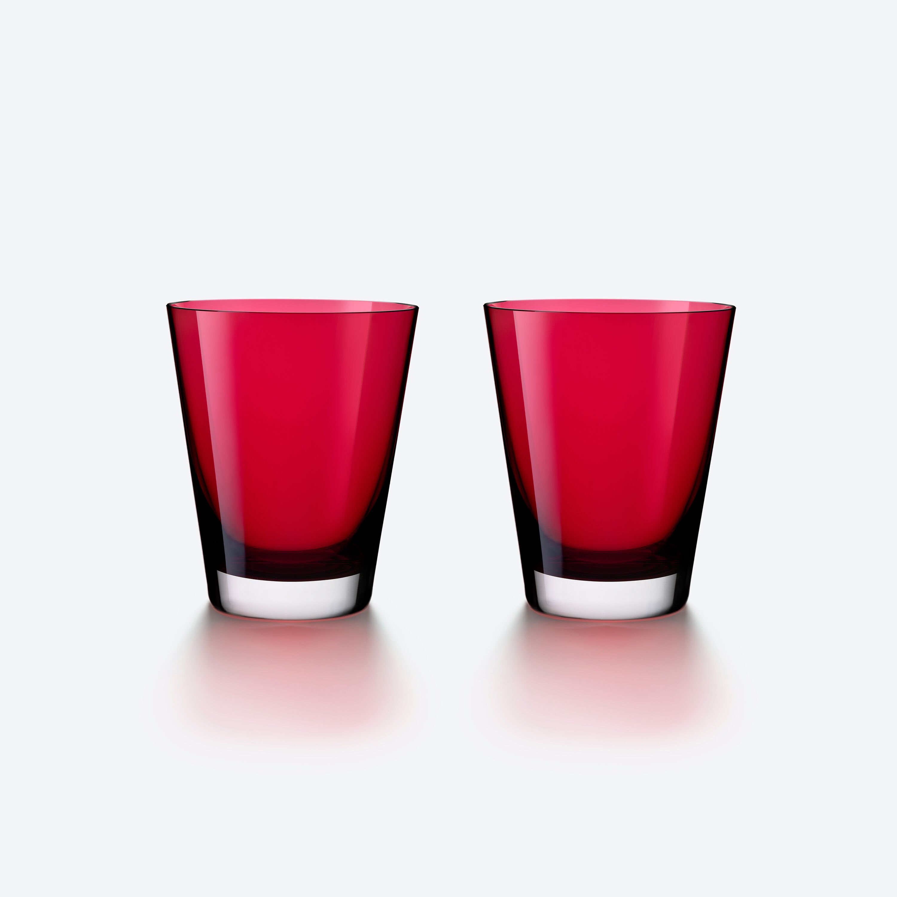 Baccarat バカラ　My Fire マイファイヤー　赤色 ガラス製品 Harcourt My Fire Candlestick Red | Baccarat Singapore