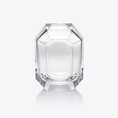 Octogone Bud vase Baccarat in Crystal Clear