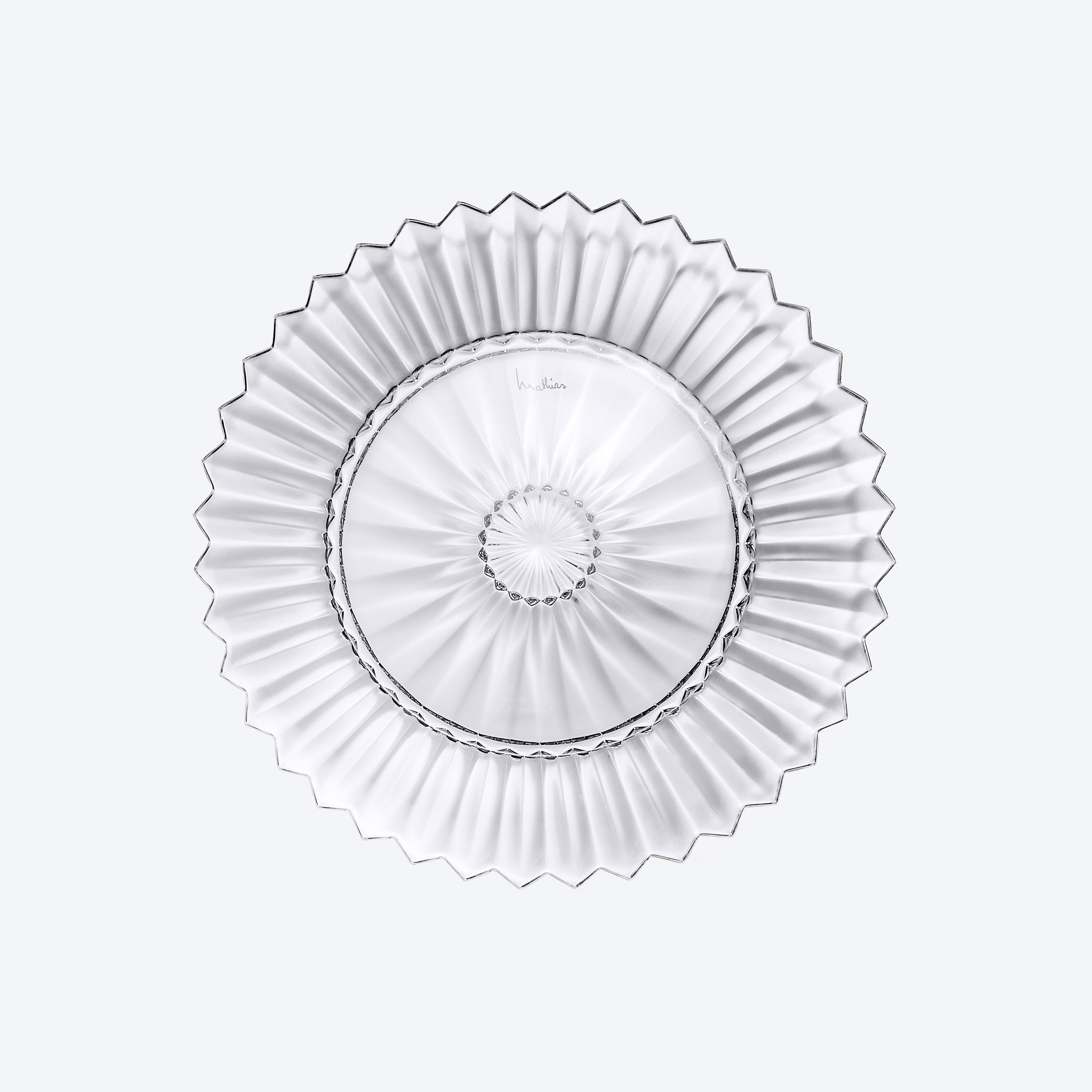 Baccarat - Baccarat　バカラ　ミルニュイ　プレート　21ｃｍ　2103963　クリスタル　透明　皿　プレゼント包装【中古】松前R56号店 楽天市場】Baccarat バカラ ミルニュイ プレート 21cm 2103963