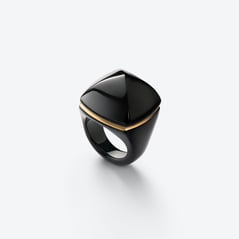 Select Bague M&eacute;dicis Pop Baccarat en Cristal Noir