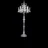 Z&eacute;nith Candelabra (12L) Baccarat in Crystal Clear