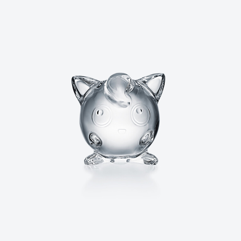Pok&eacute;mon Jigglypuff Figurine Baccarat in Crystal Clear View 1