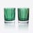 Harmonie Tumblers Colors of Joy Baccarat, Water glass in Crystal Green