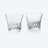 글로리아 텀블러(GLORIA TUMBLERS) Baccarat, 클리어 크리스탈로 만든 스리핏 글라스