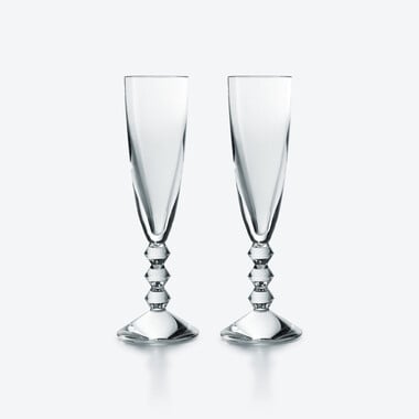 Véga Flutes Baccarat, Champagne flute in Crystal Clear