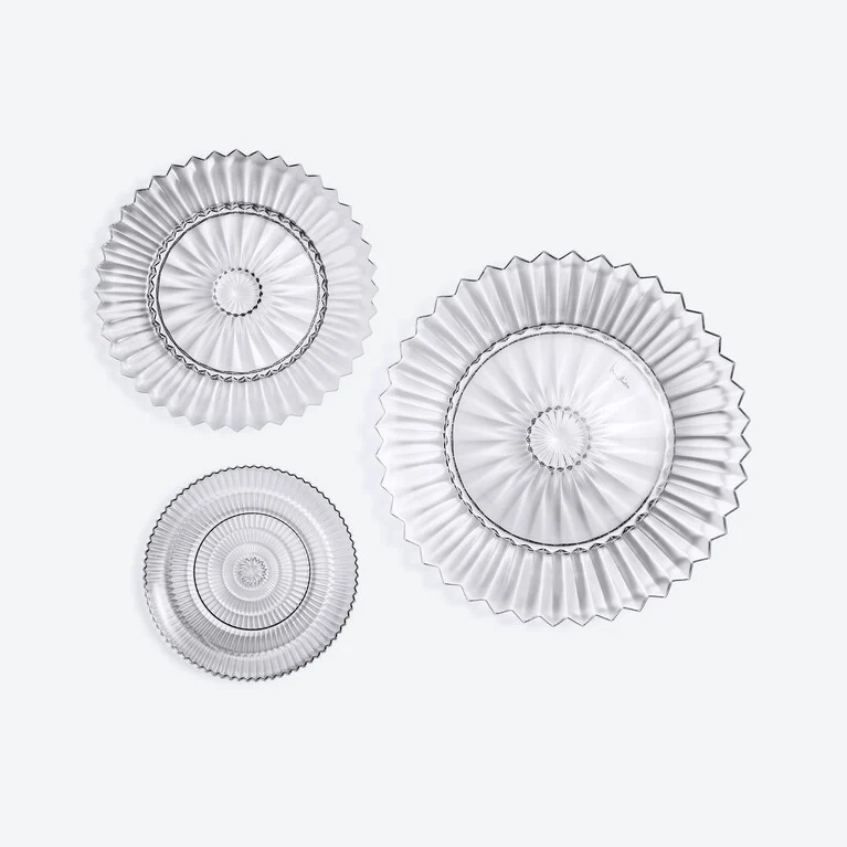 Plato Mille Nuits S Baccarat en Cristal Clear Ver 2