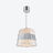 Lustre Tuile de Cristal Frozen Argent