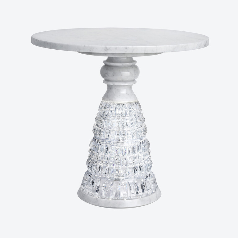 New Antique Table Baccarat in Crystal Clear View 1