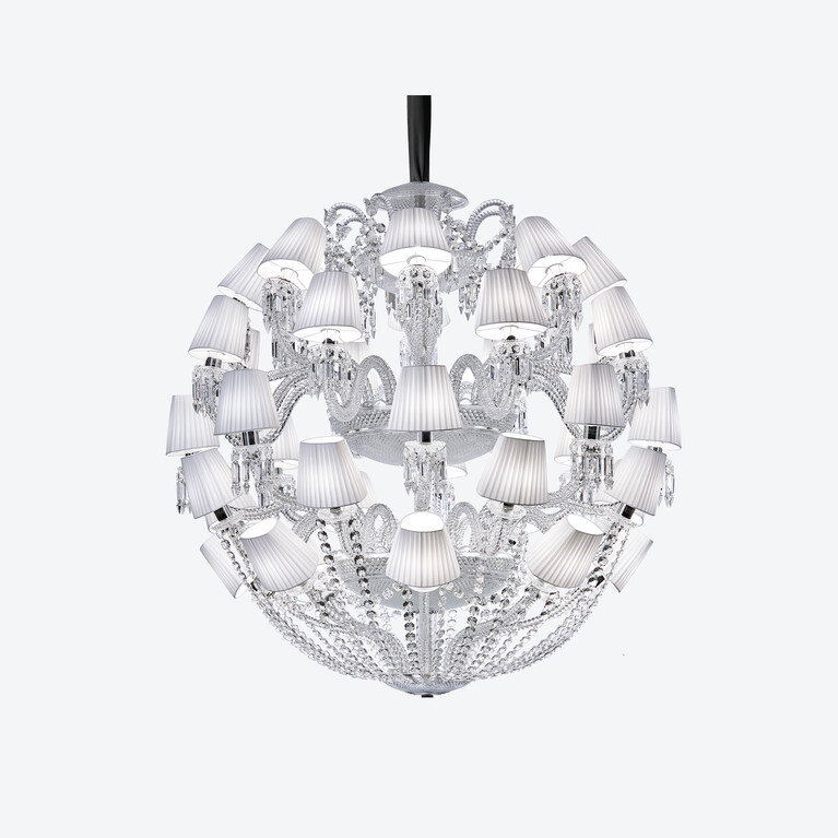Le Roi Soleil Ball Night Chandelier (40L)  Baccarat