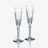 Harcourt Eve Flutes Baccarat, Champagne flute in Crystal Clear