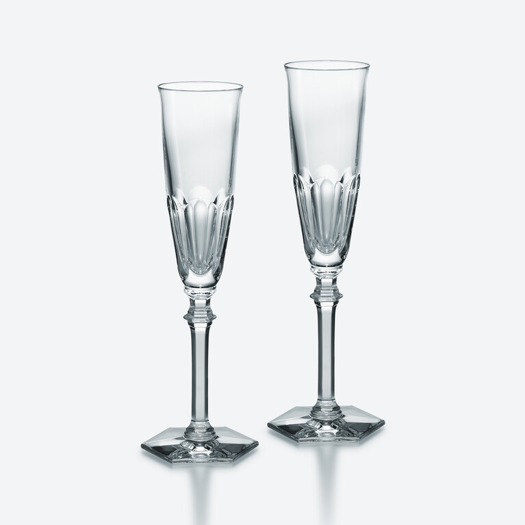 Harcourt Eve Flutes Baccarat, Champagne flute in Crystal Clear View 1