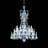 ゼニス シャンデリア ロング (36L) Baccarat、クリアのクリスタル製