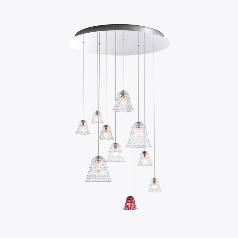 New Antique Chandelier L (10L) Baccarat in Crystal Clear View 1