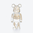 Be@rbrick Dragon 2024 Figurine Baccarat in Crystal Gold