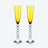 V&eacute;ga Flutissimo Flutes Baccarat, Champagne flute in Crystal Yellow