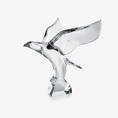 Imperial Eagle Sculpture Baccarat in Clear Crystal