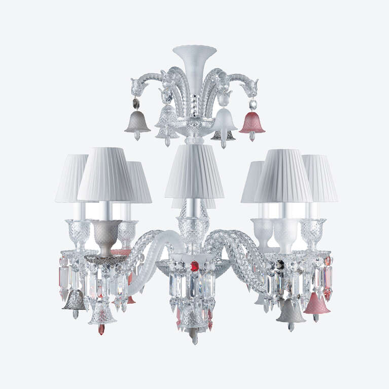 Zénith Flou, Je te Vois Flou Chandelier (8L) 