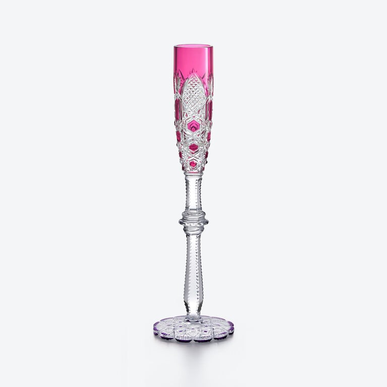 챠르 글라스(Tsar Vodka Glass) Baccarat, 핑크 크리스탈로 만든 샷잔